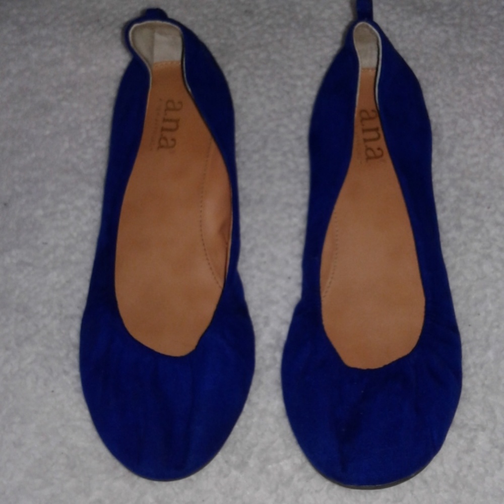 a.n.a  (a new approach) Royal Blue flats